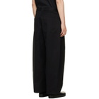 Studio Nicholson Black Sorte Pleated Trousers