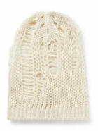AIREI - Distressed Recycled-Cashmere and Wool-Blend Beanie
