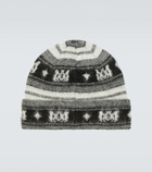 Amiri Skater Stripe mohair-blend beanie