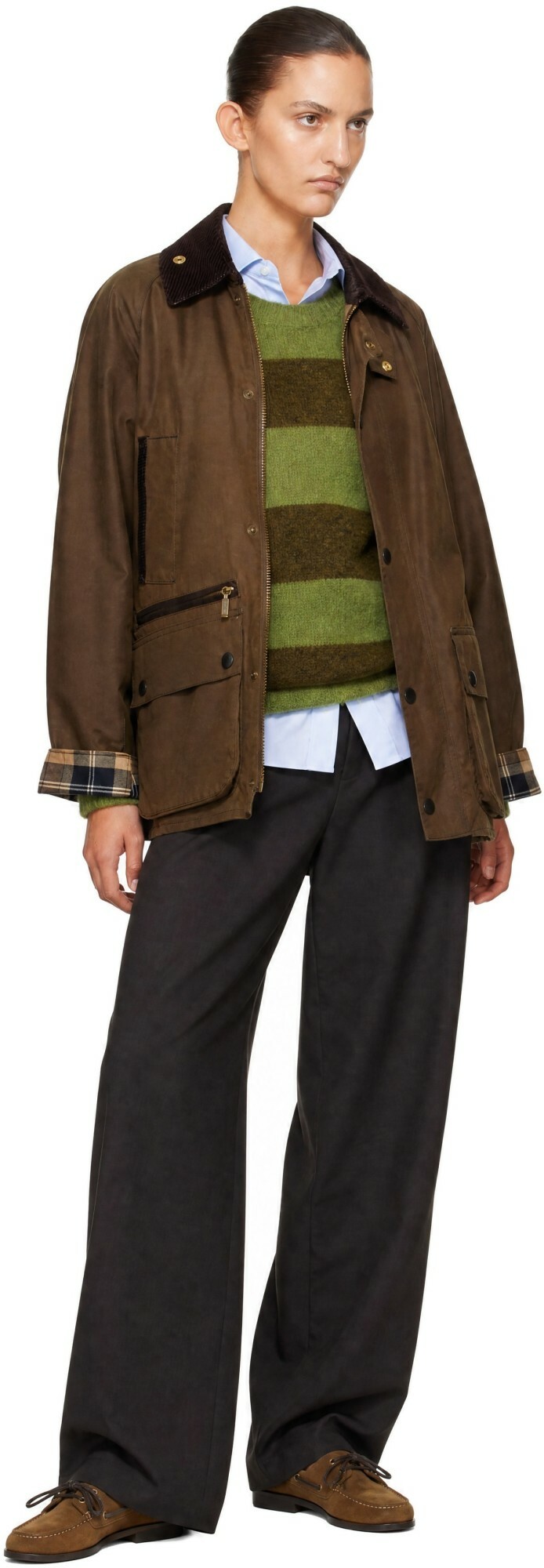 Barbour Brown Icons Bedale Waxed Jacket