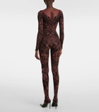 Wolford x Etro Tattoo paisley catsuit