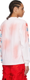 Andersson Bell White & Pink Love L/S T-shirt