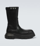 Rick Owens Bozo Tractor leather ankle boots