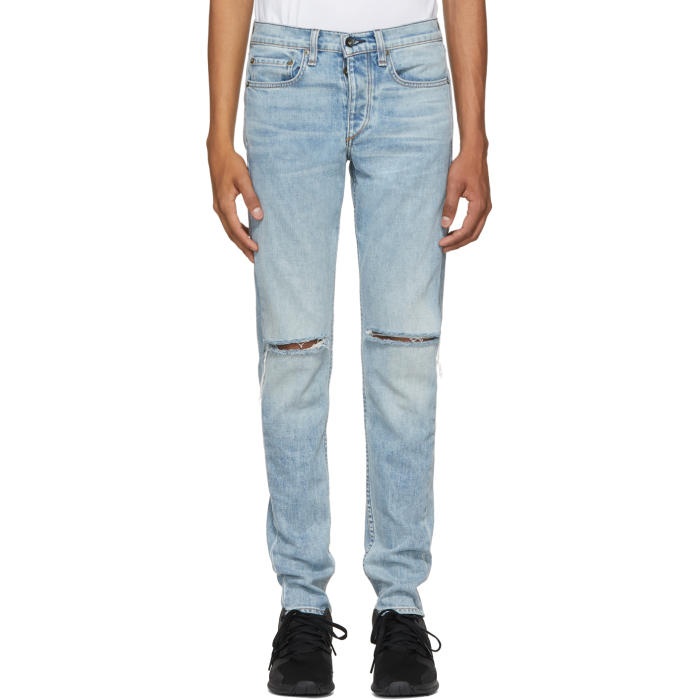 Photo: Rag and Bone Blue Standard Issue Fit 1 Jeans