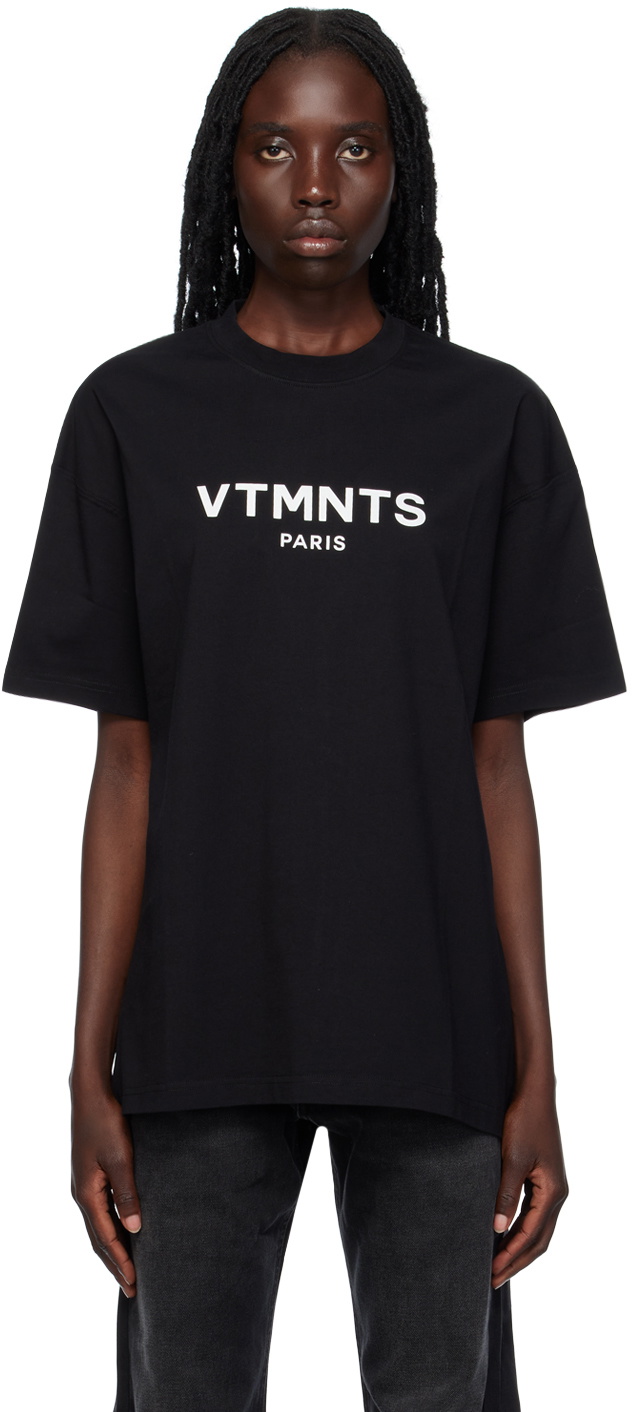 VTMNTS Black Paris T-Shirt VTMNTS