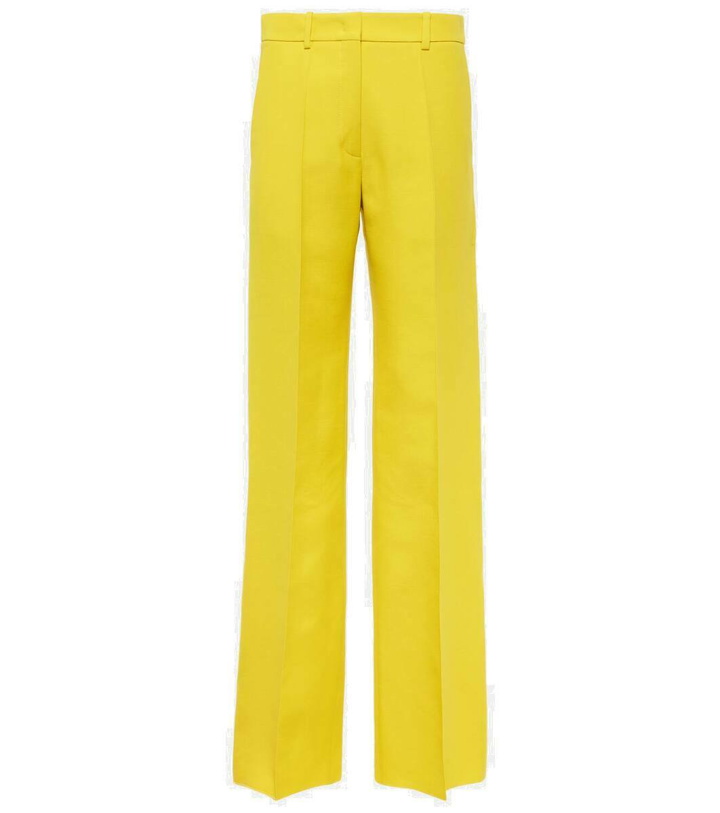Photo: Valentino Crêpe Couture high-rise straight pants