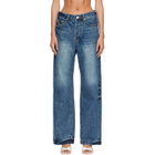 R2W Blue Edric Straight Jeans