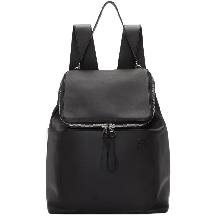 Loewe Black Goya Backpack