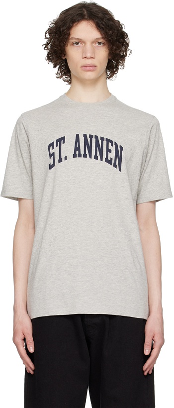 Photo: Pop Trading Company Gray St Annen T-Shirt