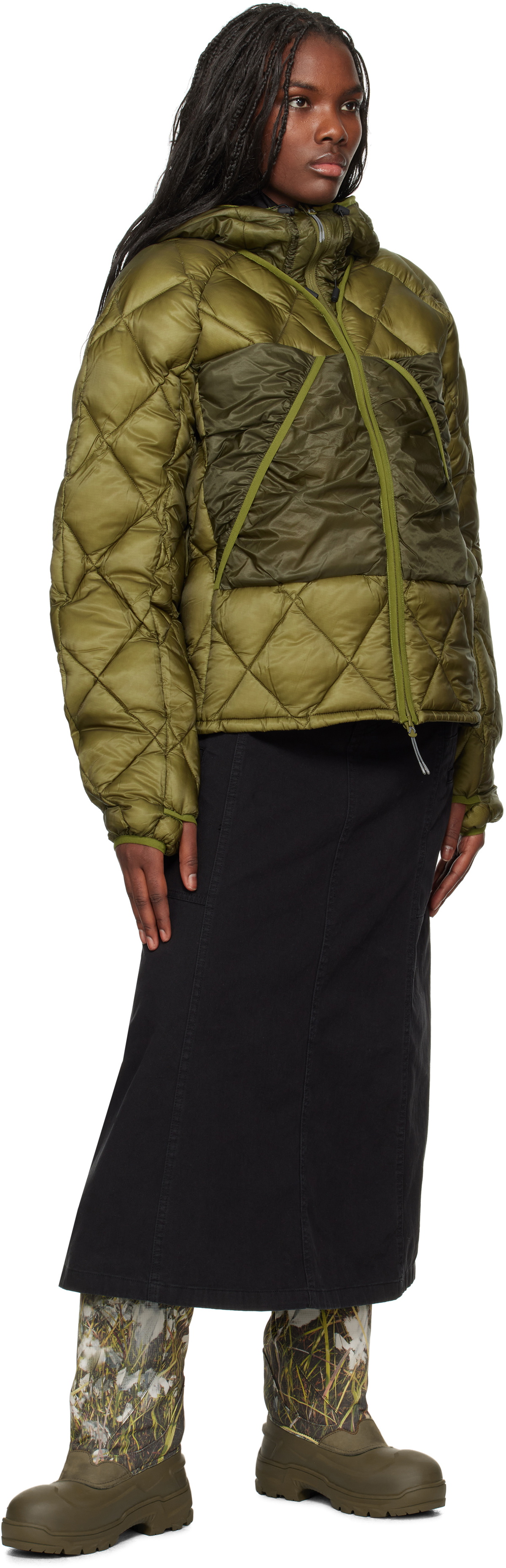 ROA Khaki Light Down Jacket ROA ROA Khaki Light Down Jacket ROA
