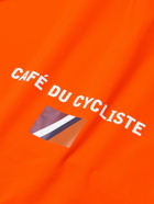 Café du Cycliste - Alizee Shell and Ripstop Hooded Cycling Jacket - Orange