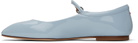Aeyde Blue Uma Ballerina Flats