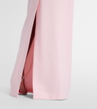 Carolina Herrera Sofia crêpe bustier gown