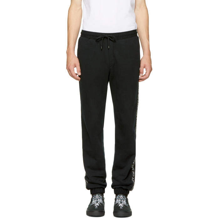 Photo: Marcelo Burlon County of Milan Black Mako Lounge Pants