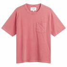 Corridor Men's Garment Dye T-Shirt in Red