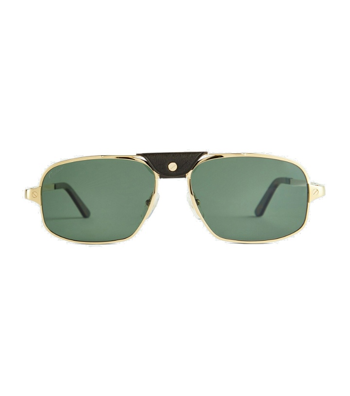 Photo: Cartier Eyewear Collection - Rectangle-frame acetate sunglasses