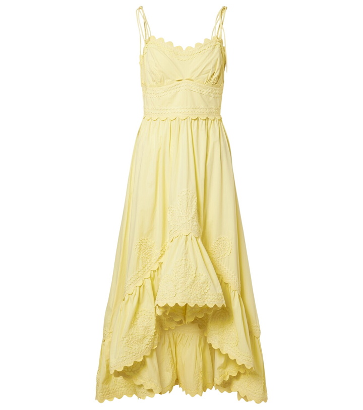 Photo: Juliet Dunn Embroidered cotton midi dress