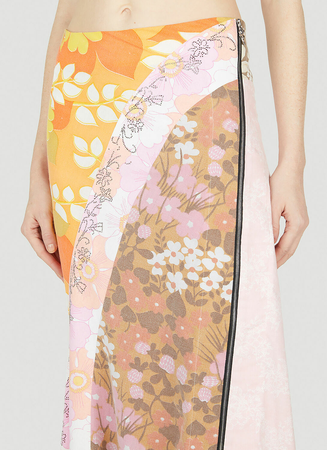 Rave Review Alma Patchwork Skirt