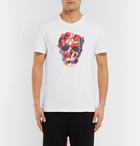 Alexander McQueen - Printed Cotton-Jersey T-Shirt - Men - White