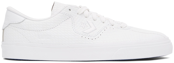 Photo: Converse White Leather 'Heart Of The City' Louie Lopez Pro Sneakers