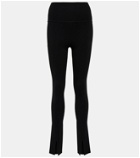 Victoria Beckham - Body high-rise split-cuff leggings