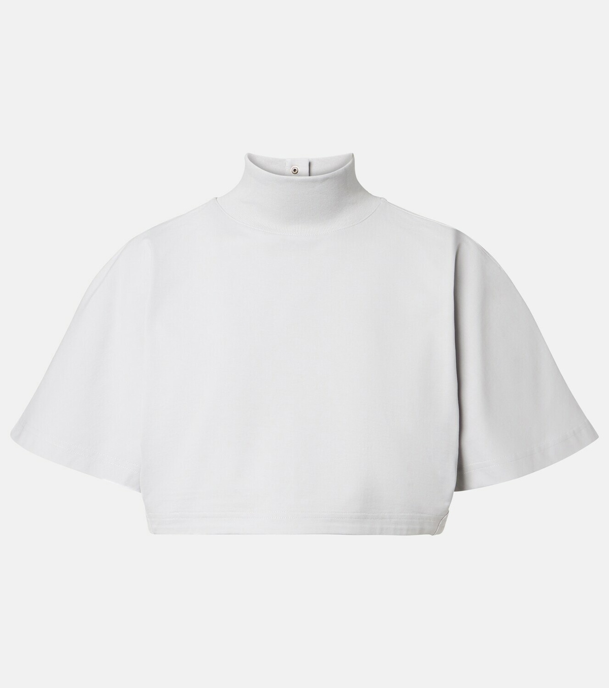 Alaïa Cropped cotton jersey T-shirt