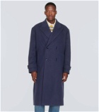Gucci Double-breasted wool overcoat
