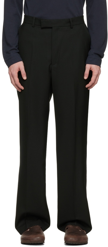 Photo: Second/Layer Black Relaxed Primo Trousers