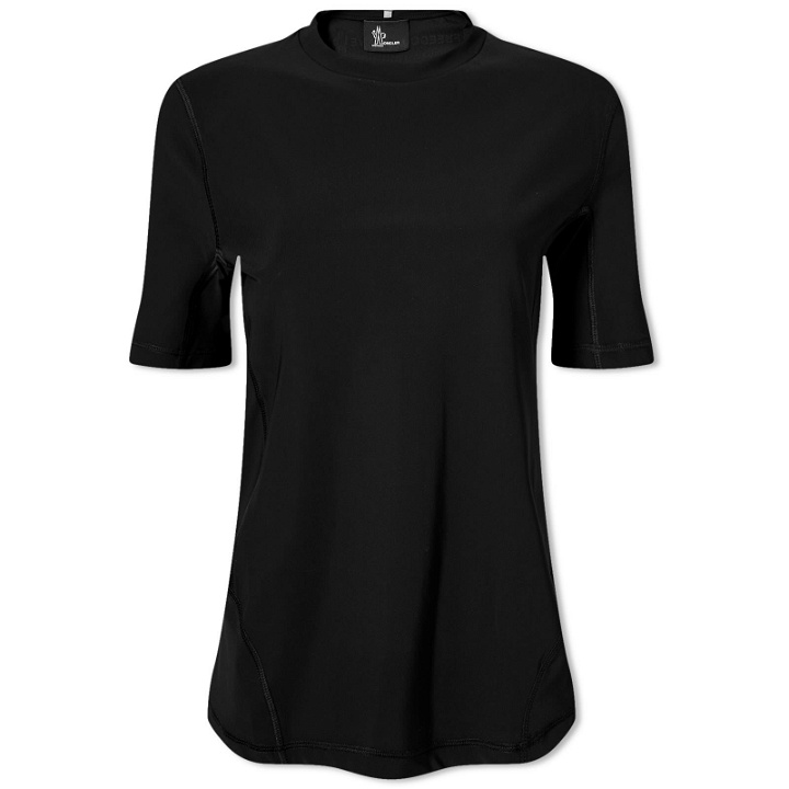 Photo: Moncler Grenoble Women's Fitted T-Shirt in Black