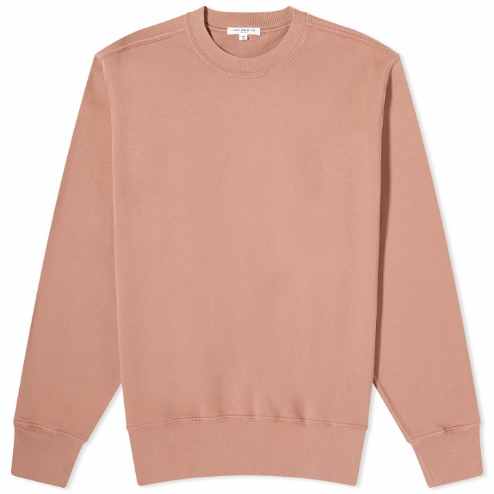 Photo: Lady White Co. Men's Relaxed Crew Sweatshirt in Deep Mauve