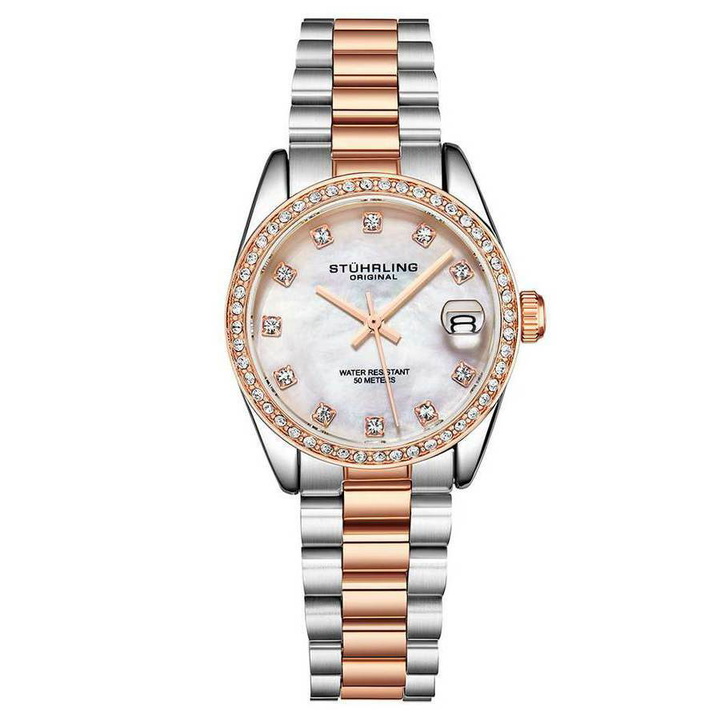 Photo: Stuhrling Original Vogue Silver-tone Dial Ladies Watch M15947