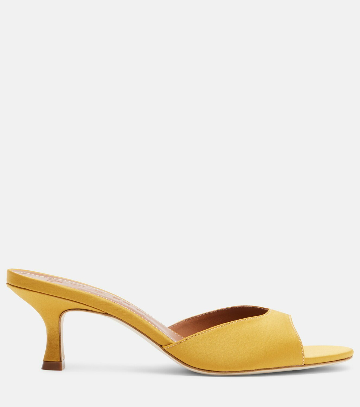 Staud Brigitte leather-trimmed mules