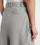 Loewe Draped wool wide-leg pants