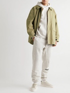 FEAR OF GOD ESSENTIALS - Barn Oversized Logo-Appliquéd Cotton-Blend Twill Field Jacket - Brown