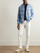 Officine Générale - Giacomo Checked Cotton Shirt - Blue