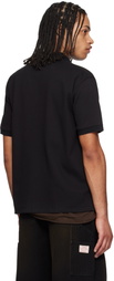 JiyongKim Black Sun-Bleached Pack Polo
