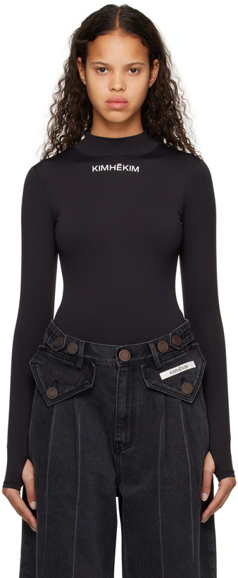 Photo: KIMHĒKIM Black Yoga Bodysuit