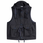 Engineered Garments Men's Field Vest in Dark Navy