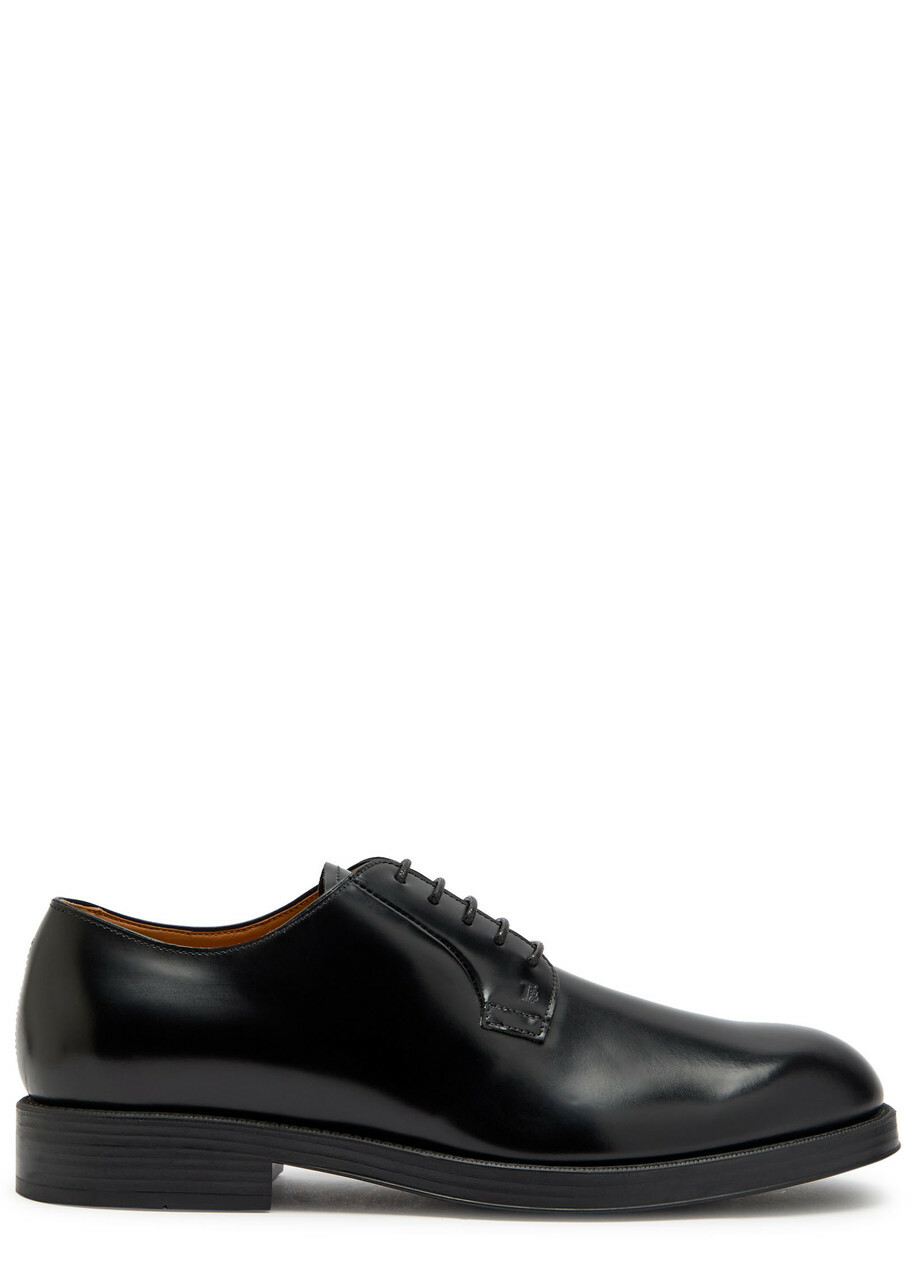 Tods Lace-up Leather Derby Shoes Black