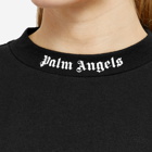 Palm Angels Women's Classic Logo Oversized T-Shirt in Black/White