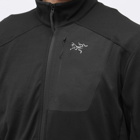 Arc'teryx Men's Delta Zip Fleece in Black