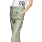 Off-White Green Contour Tailored Trousers