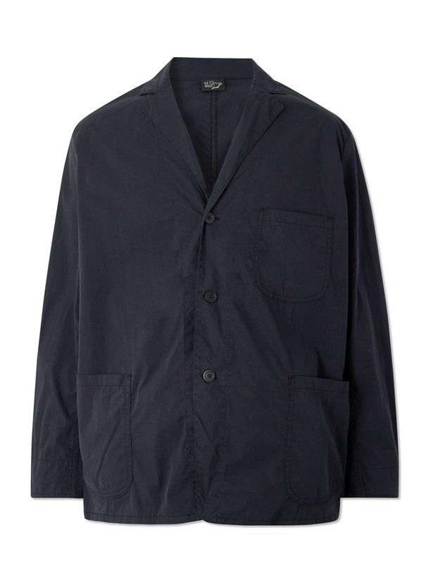 Photo: OrSlow - Cotton-Blend Overshirt - Blue