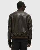 Schott NYC LCBOMBSHEEP JACKET Brown Mens Bomber Jacket