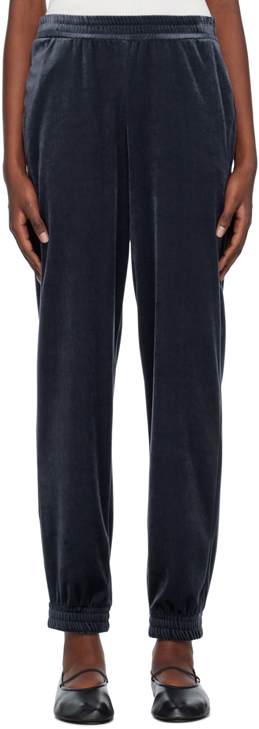 Max Mara Leisure Navy Two-Pocket Lounge Pants