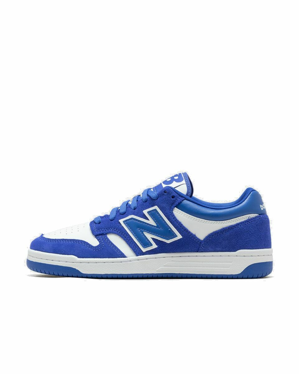 Photo: New Balance Bb480 Blue/White - Mens - Lowtop