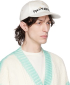 Palm Angels Beige Seasonal Logo Cap