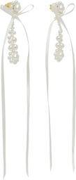 Simone Rocha Victorian Drip Bow Earrings