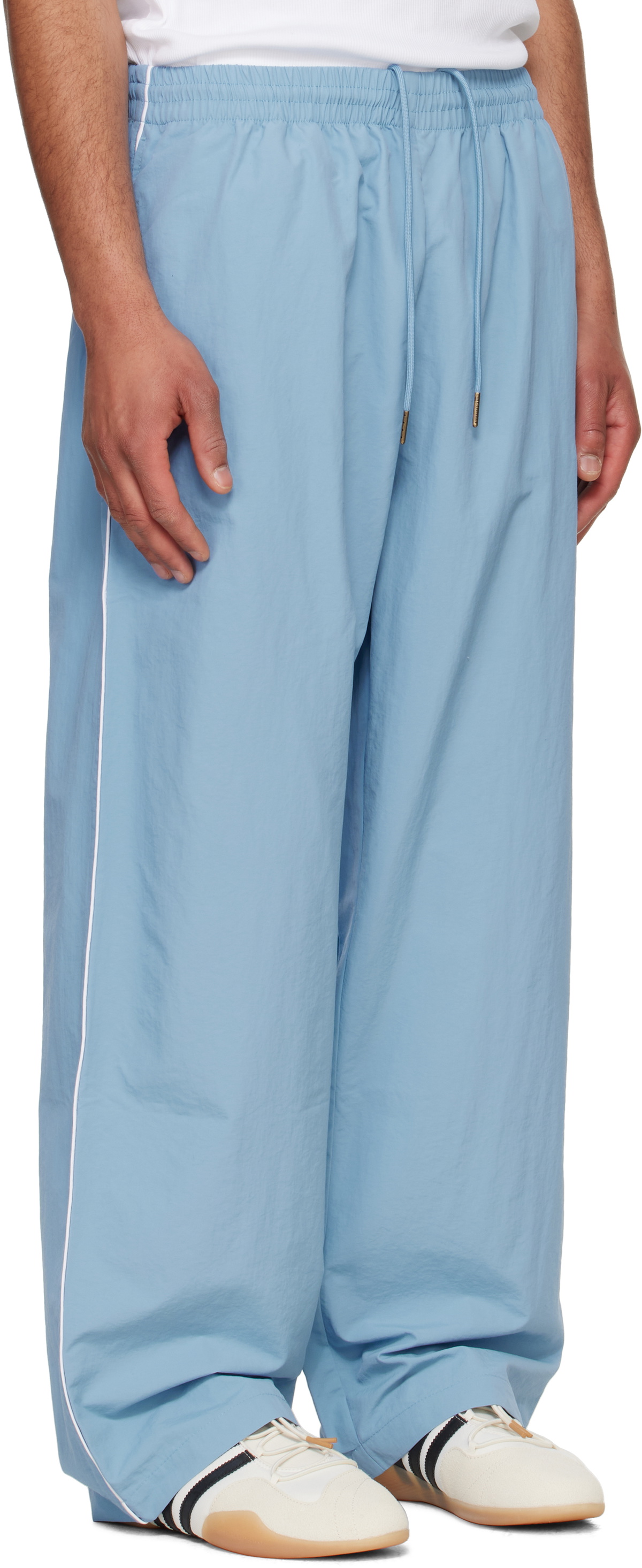 WILLY CHAVARRIA Blue Ruff Rider Track Pants