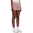 Holzweiler White Kelp Striped Shorts